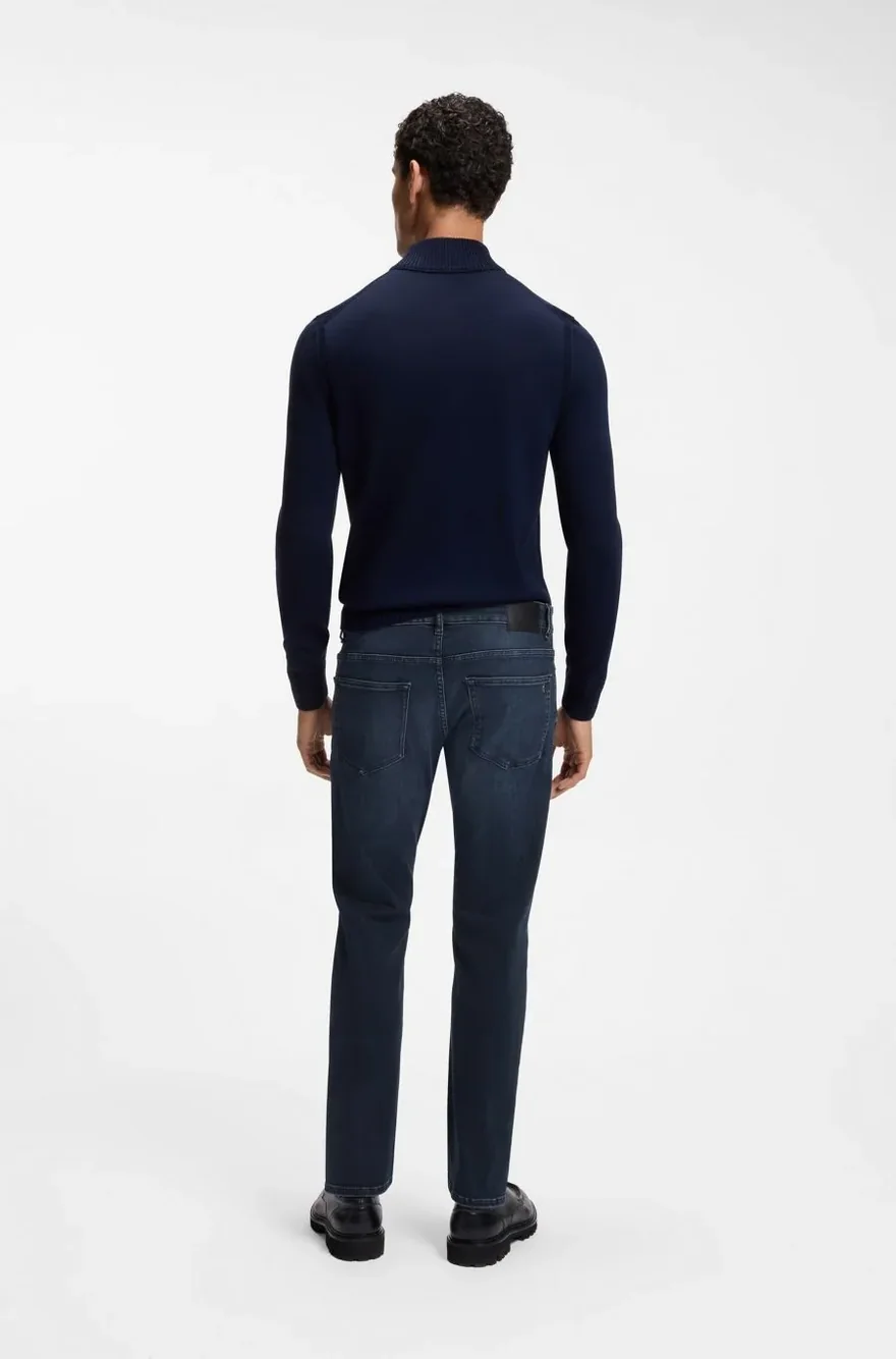 Джинси Hugo Boss slim fit з деніму — фото 3