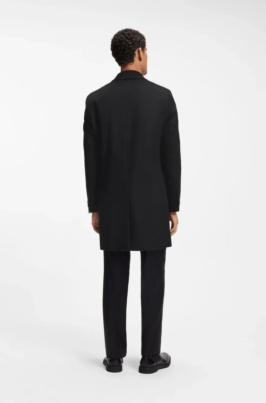 Пальто Hugo Boss slim fit з кашеміру — фото 4
