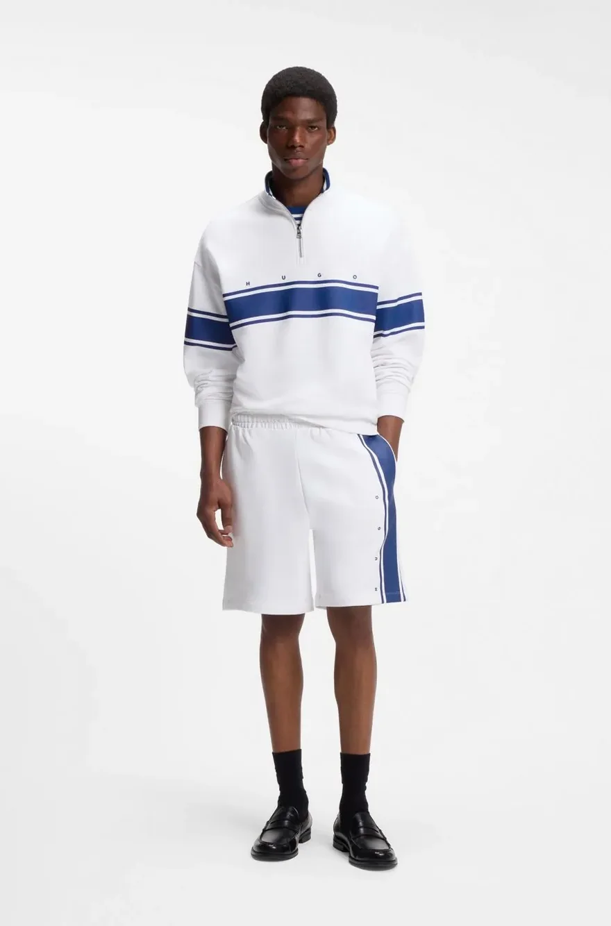 Шорти Hugo Boss relaxed fit з бавовни — фото 3